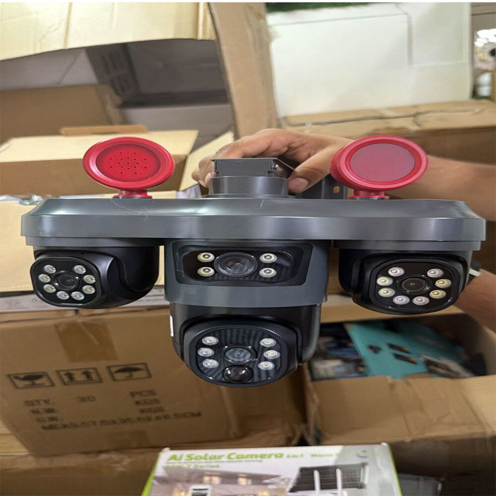 3 Camera Solar All Movable Through Mobile