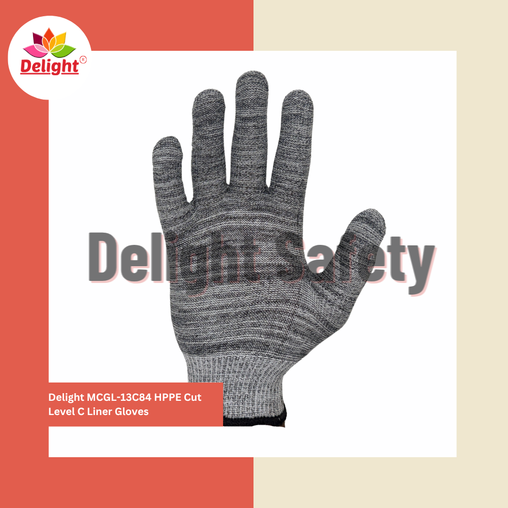 Delight MCGL-13C84 HPPE Cut Level C Liner Gloves
