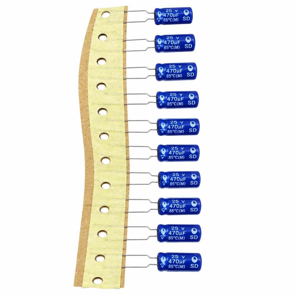 470uF 25V Electrolytic Capacitor
