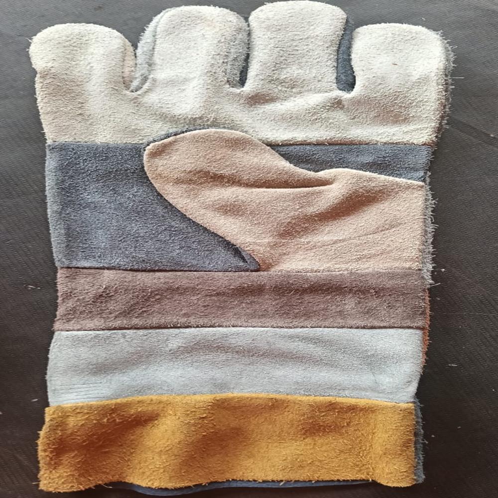Multi colour 14 leather hand glove