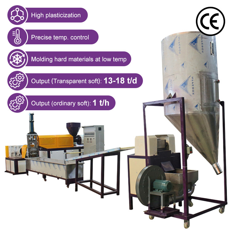 Waste Plastic Pellets Granules Making Machine