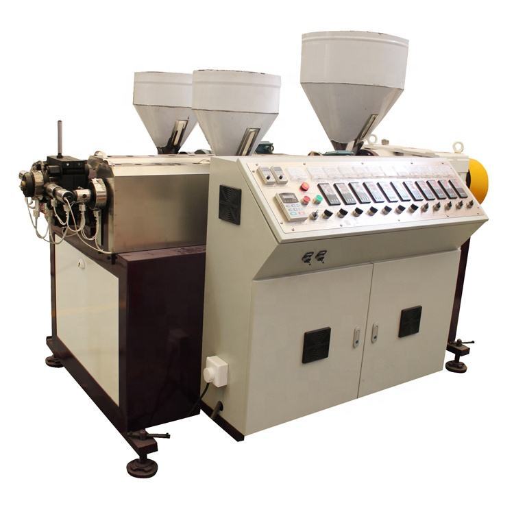 High Output Single Screw PE Poly Rattan Furniture Extrusion Equipment with Motor & Gearbox