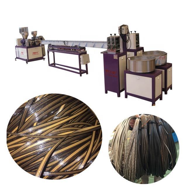 Three Color Rattan Production Line High Speed Extruder Machine