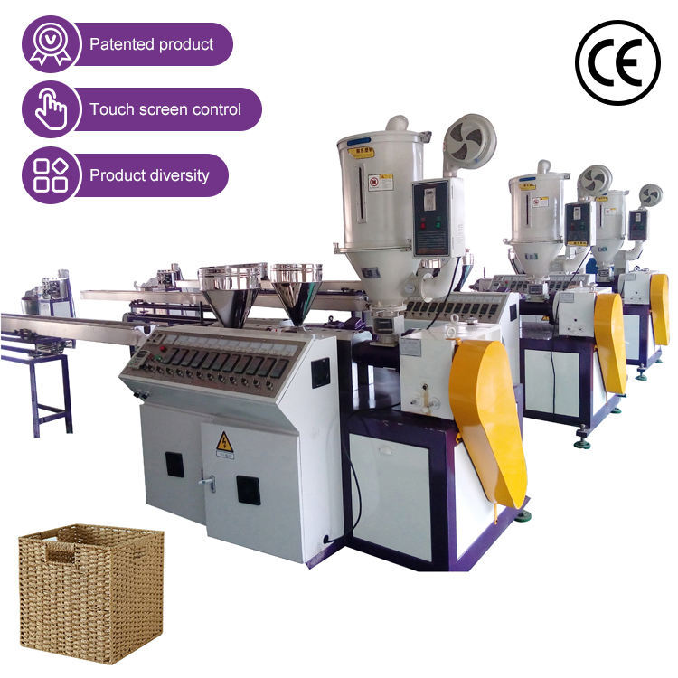 Artificial Ratan Wicker Making Weaving Machine