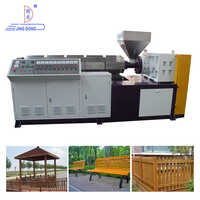 Exterior Decorative PVC WPC Single Screw Extruder with Motor