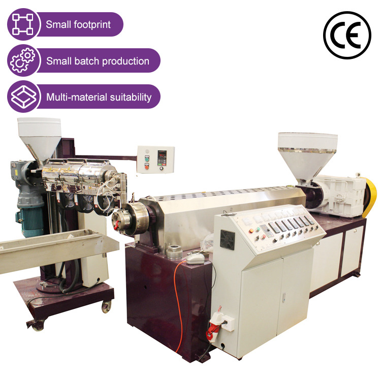 7.5kW Driving Power Small Size Easy to Transport and Place Small Experimental Extruder
