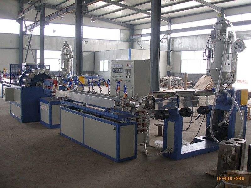 High Productivity Fiber Braid Reinforced Single Screw Motor PVC Hose Extruder