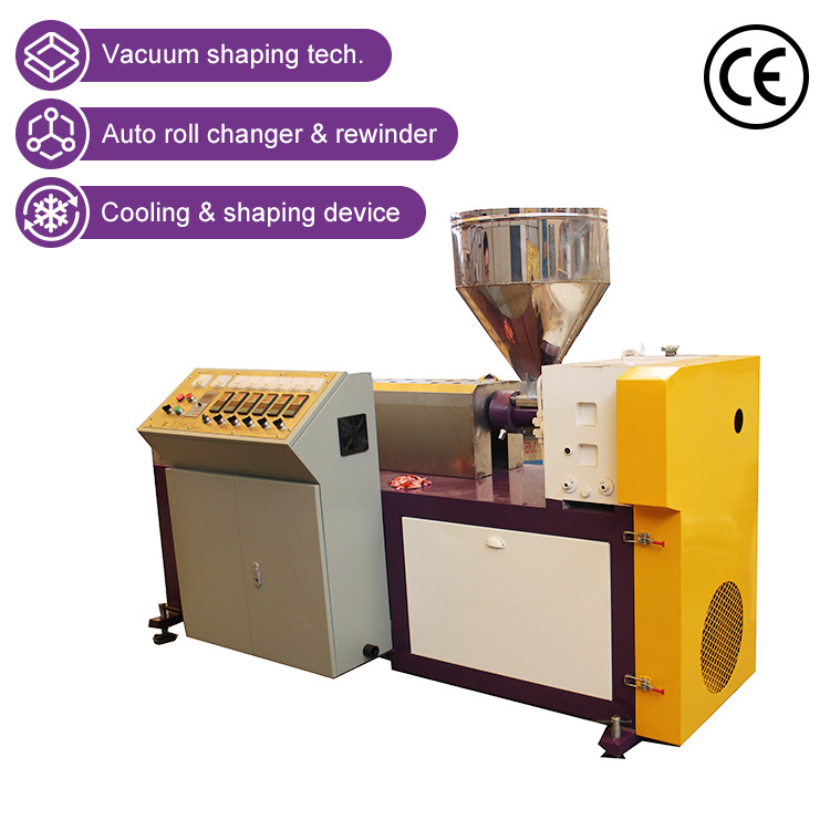 Automatic PP PE PVC ABS Filament Plates Edge Banding Extruder Machine