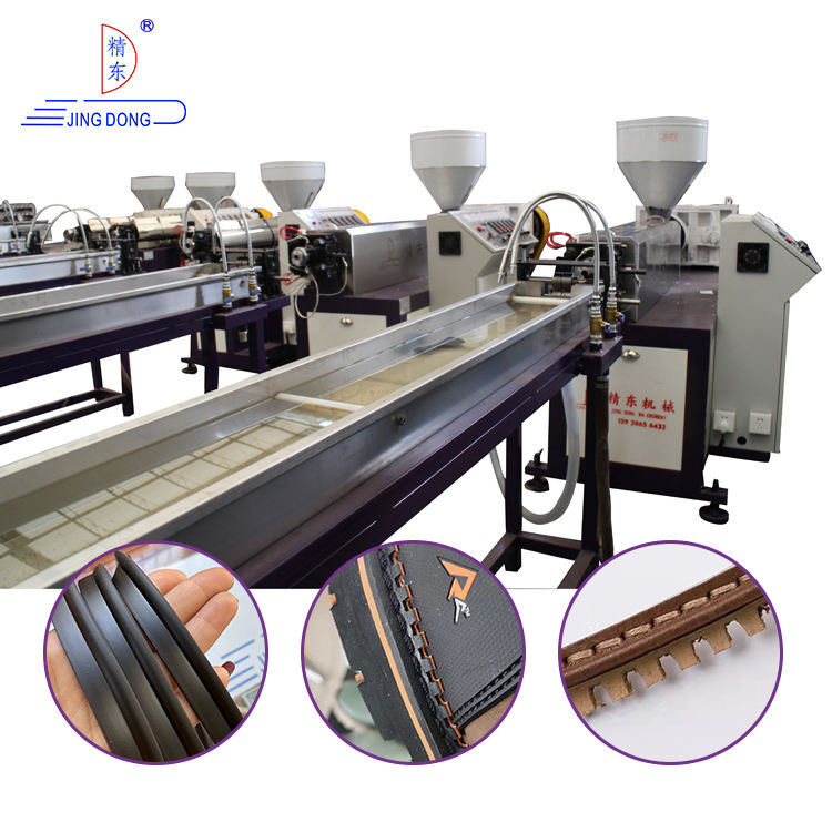 High Productivity Screw Motor Gearbox PVC Shoe Strip Making Machine