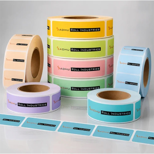 Patch Color Printed Barcode Label Roll (Chromo And Polyester Label) - Attributes: Heat Sensitive