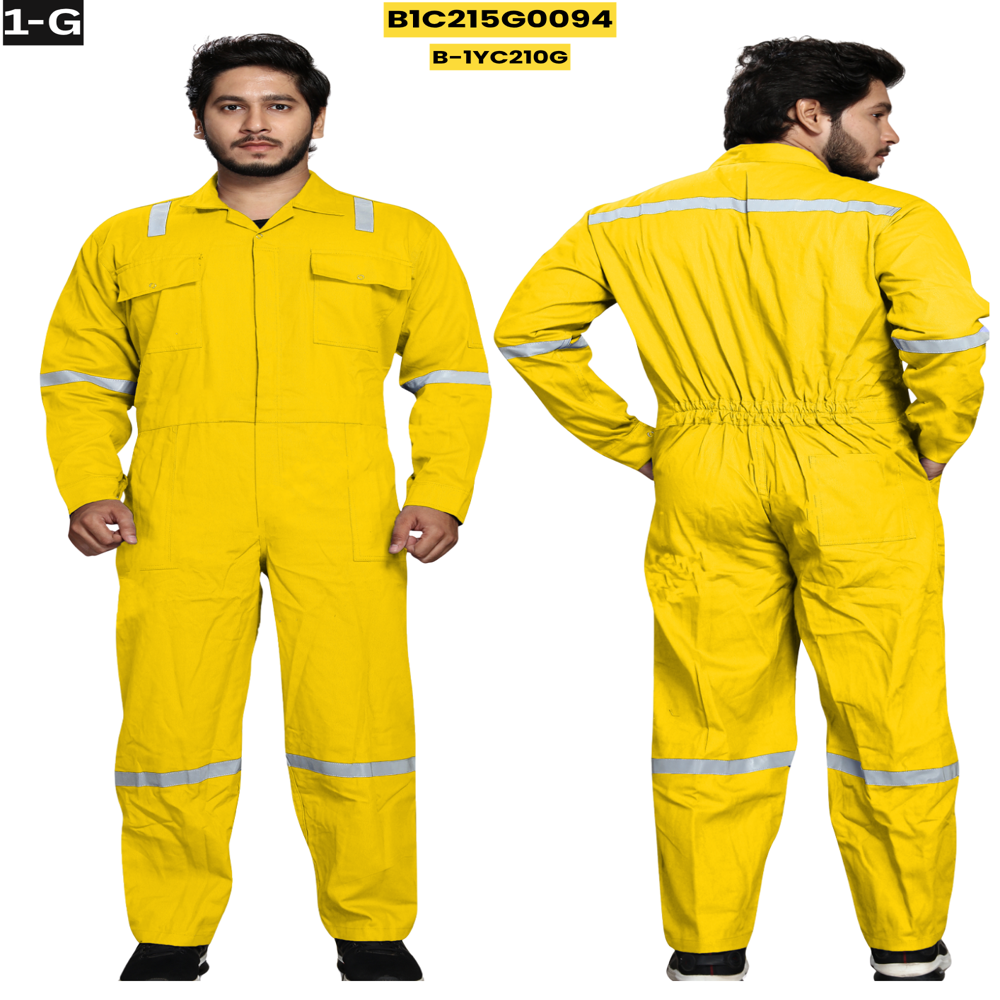 Yellow Safety Coverall - Age Group: 18 To 10Xl