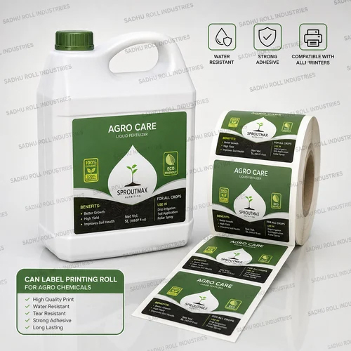 Agro Chemical Product Labels - Coating Type: Gloss Coating