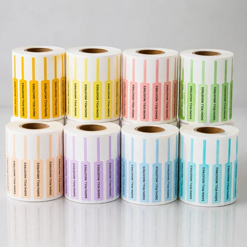 Printed Jewellery Barcode Label (100Mm X 15Mm, 81Mm X 12Mm & Customize Label Size) - Coating Type: Thermal Transfer Printable Coating
