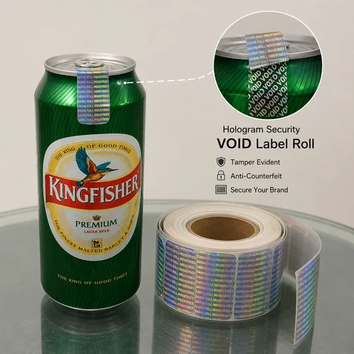 Security Void Label Roll (Hologram Security Void Label Roll)