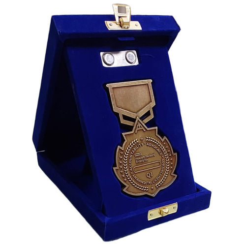 Zinc Customized Velvet Box Medal