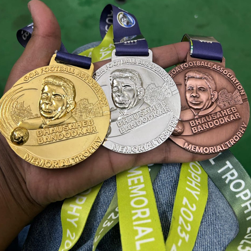 Zinc Football Customized Medal