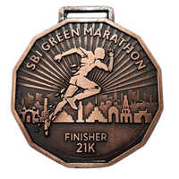 Zinc Anticolor Marathon Medal