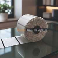 Plain Thermal Transfer Barcode Label Roll (Transparent Pp Clear Label With Black Mark)