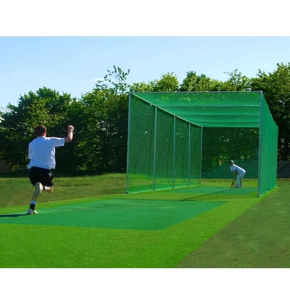 0.5 Heavy-Duty Cricket Training Net - UV-Resistant Nylon for Outdoor Use (20*10 Ft) Cricket Net (Green)