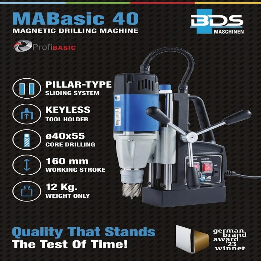 Bds (Mabasic 40) Magnetic Drilling Machine - Material: Fibre