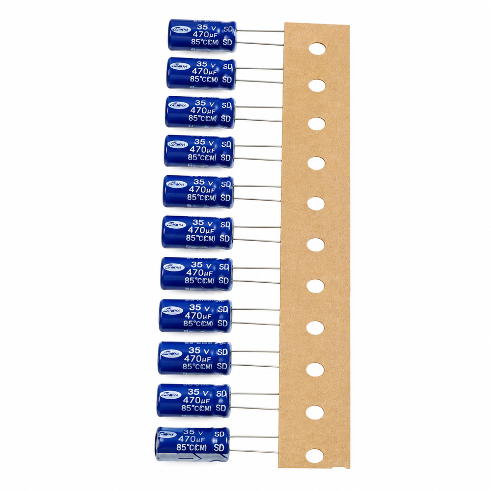470uF 35V Radial Electrolytic Capacitor