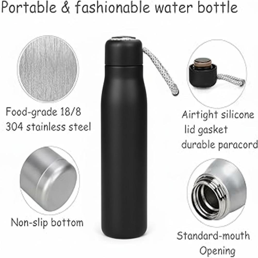 Vaccum Insulated 550 ml Water Bottle 24 Hours Hot and Cold Double