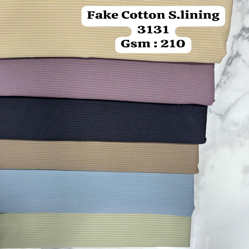 Fake cotton s.lining