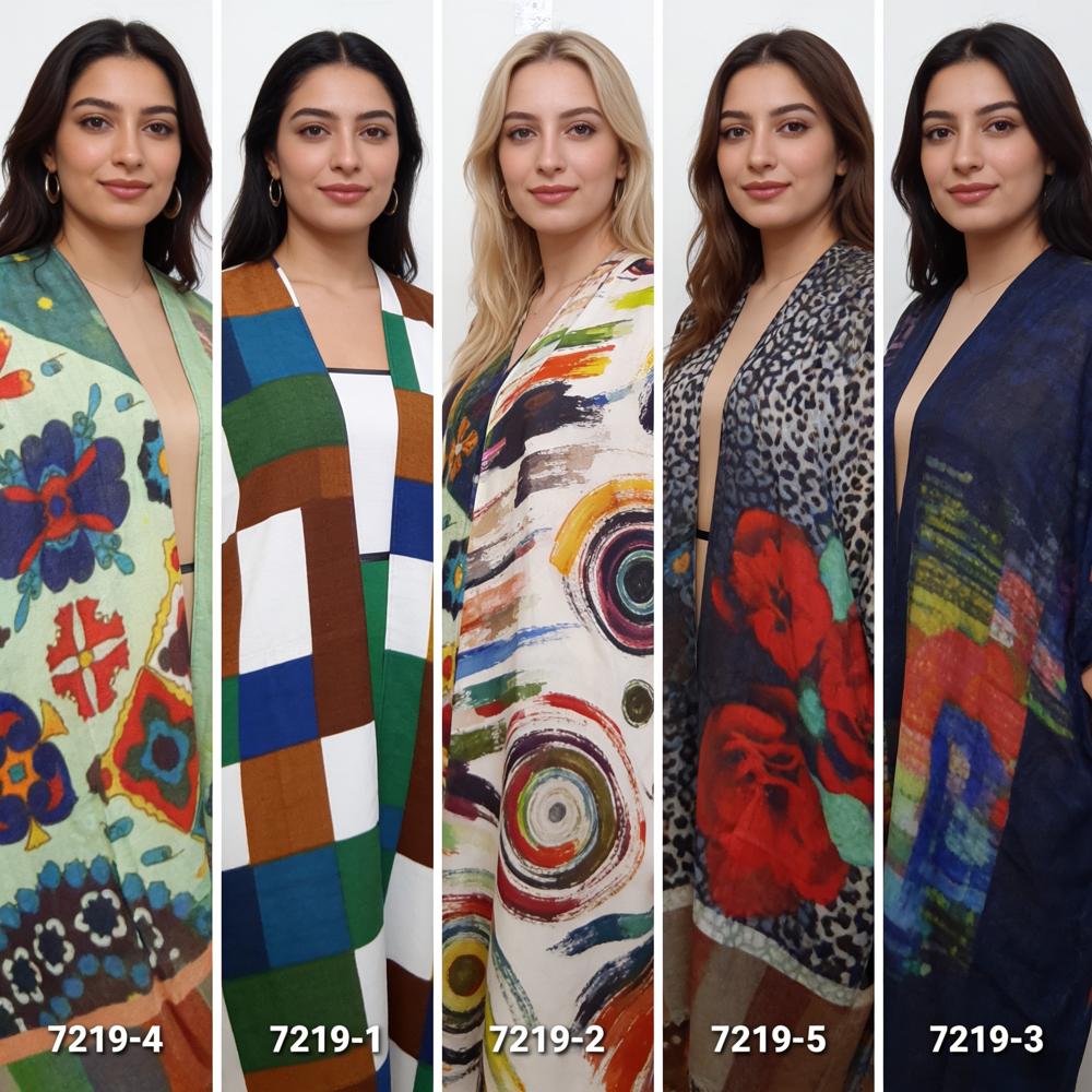 Pure Wool Digital Printed Kaftan - Age Group: 15 To 65