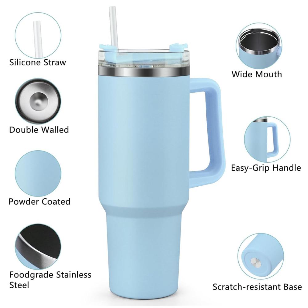 BLUE Stainless Steel Tumbler