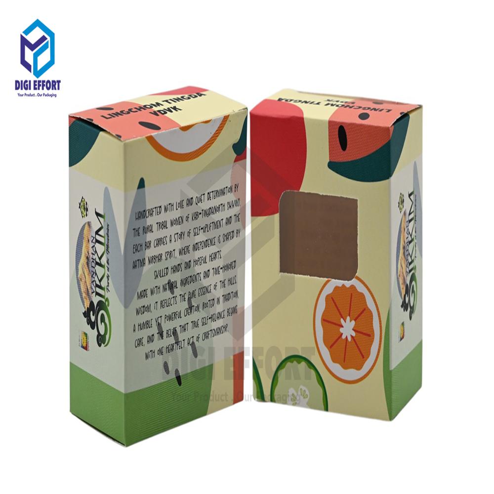 Soap Packaging Box - Finishing: Matte Lamination
