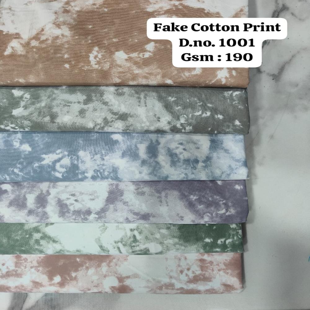 Fake cotton print