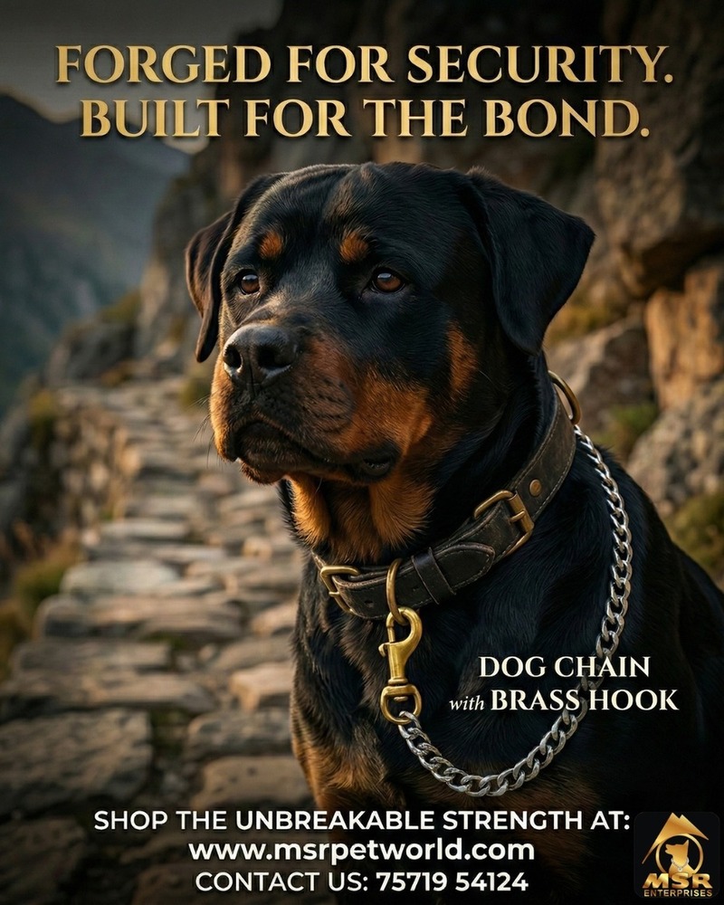 Dog Chain With Brass Hook