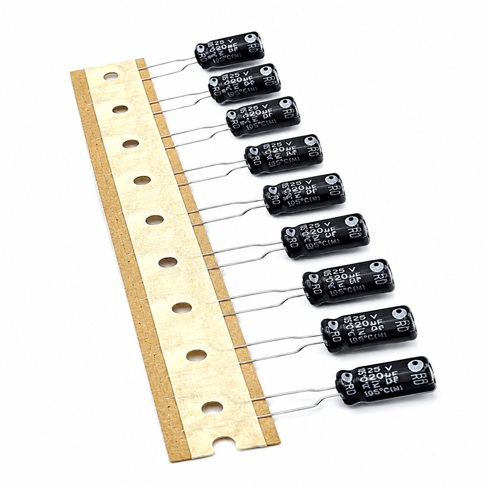 220UF 25V Radial Electrolytic Capacitor