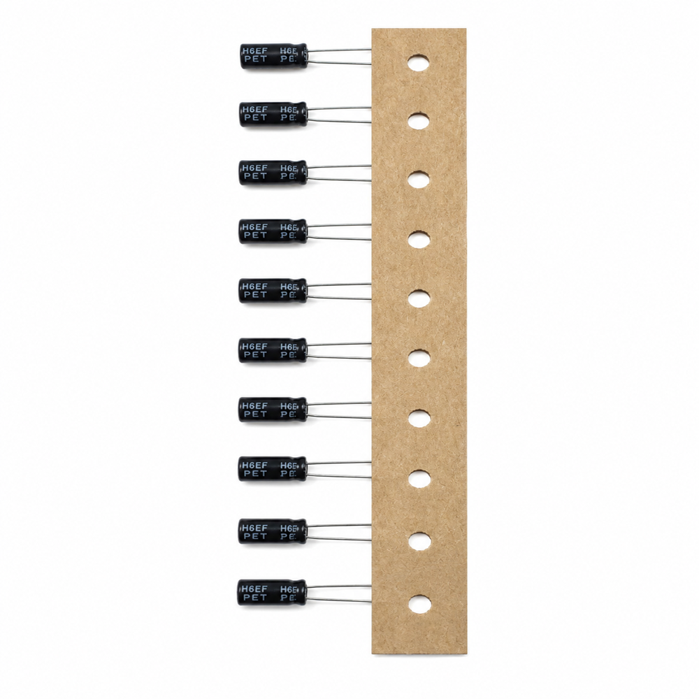 2.2uF 50V Radial Electrolytic Capacitor