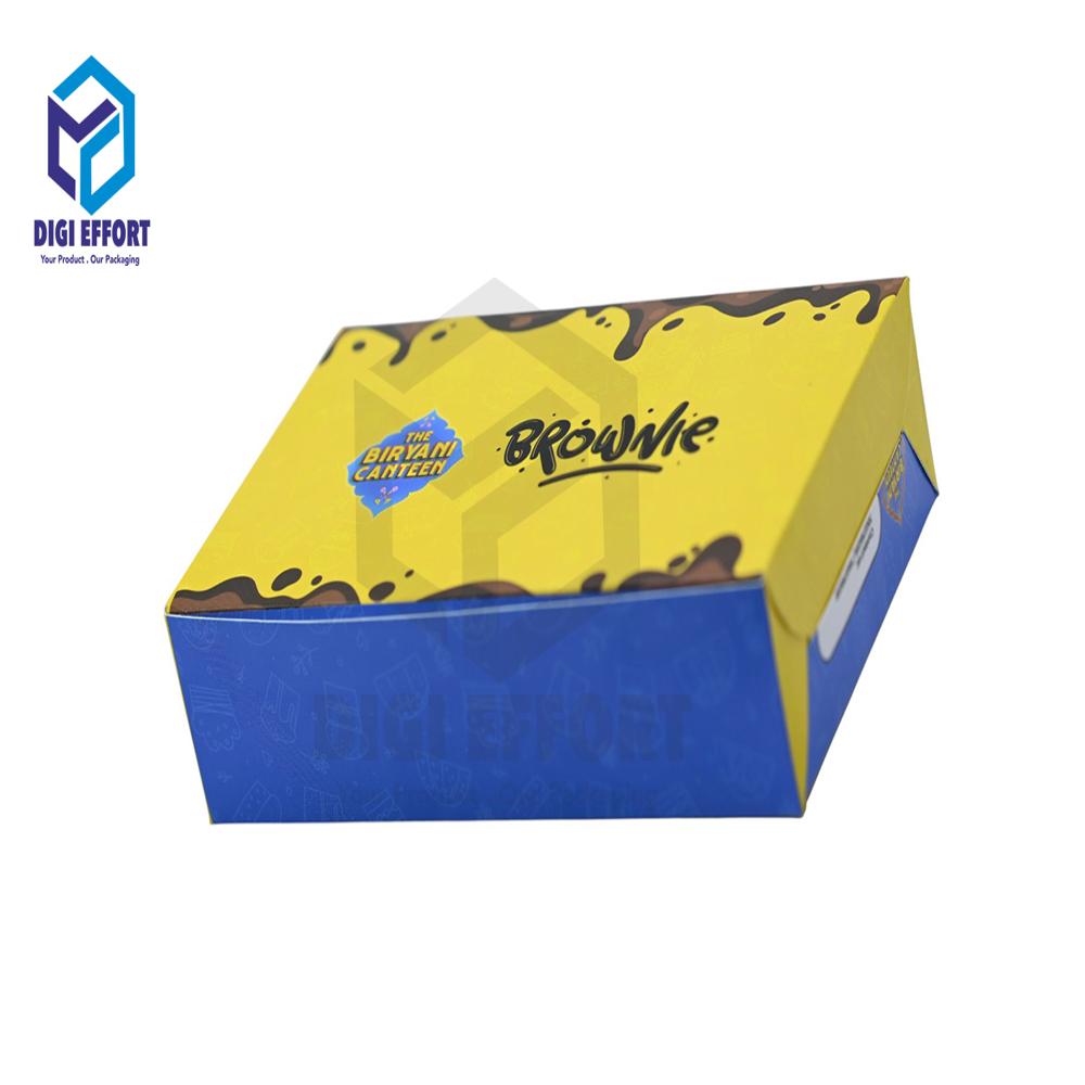 Cake Packaging Box - Color: Yellow
