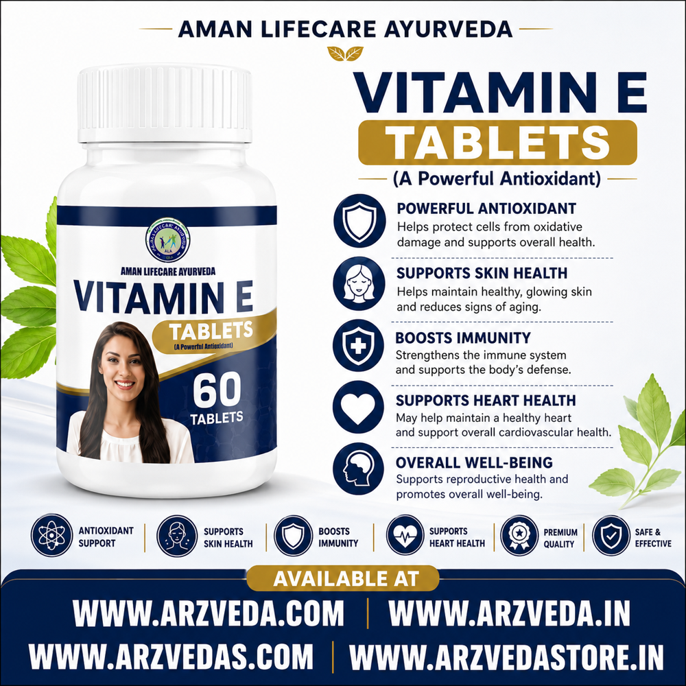 Vitamin E Tablets - Age Group: For Adults