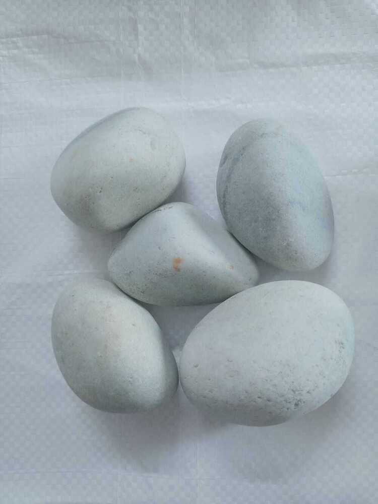 Export quality super white marble stone tumble pebbles