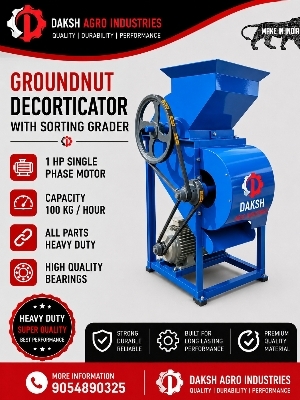 Groundnut decorticator 1hp