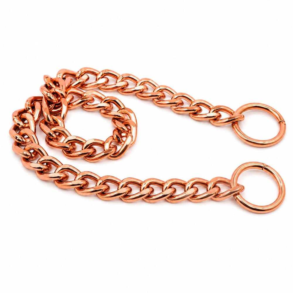 Dog Chain Choke Rose Gold
