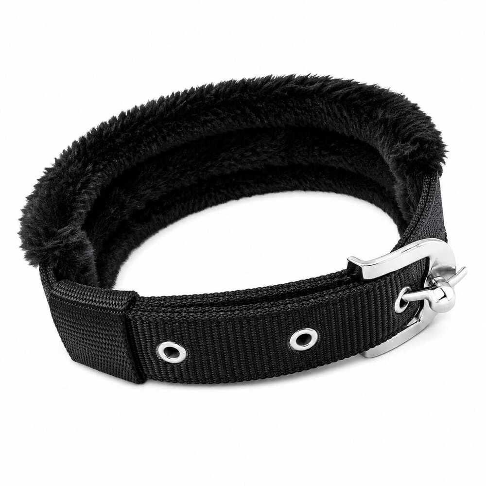 Dog Collar Buckle Double Layer Furr