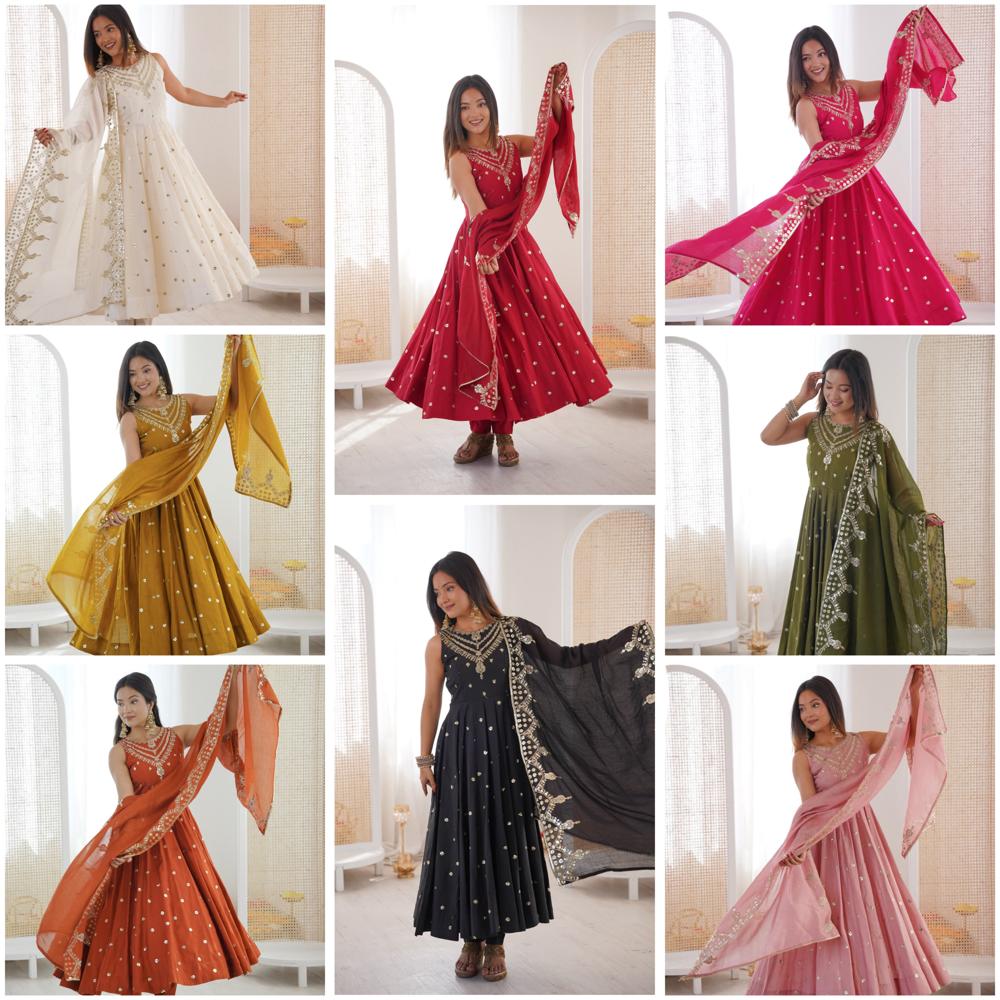 Anarkali gown