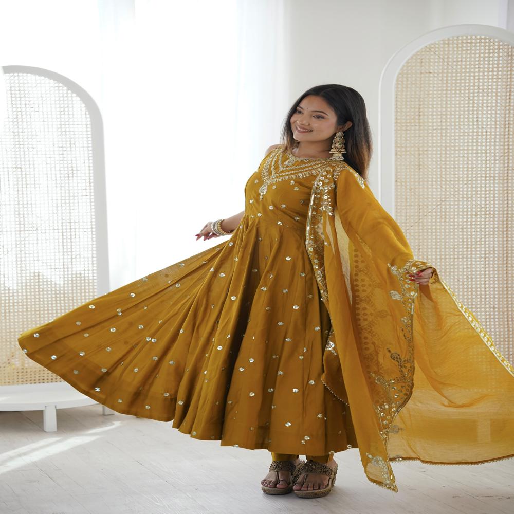 Anarkali gown