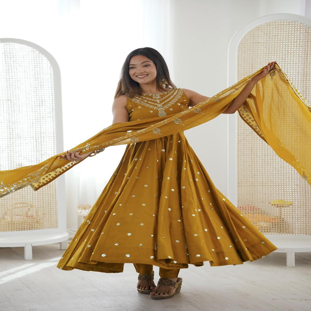Anarkali gown