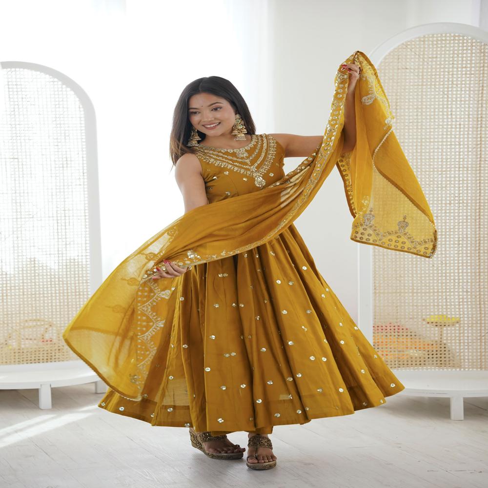 Anarkali gown