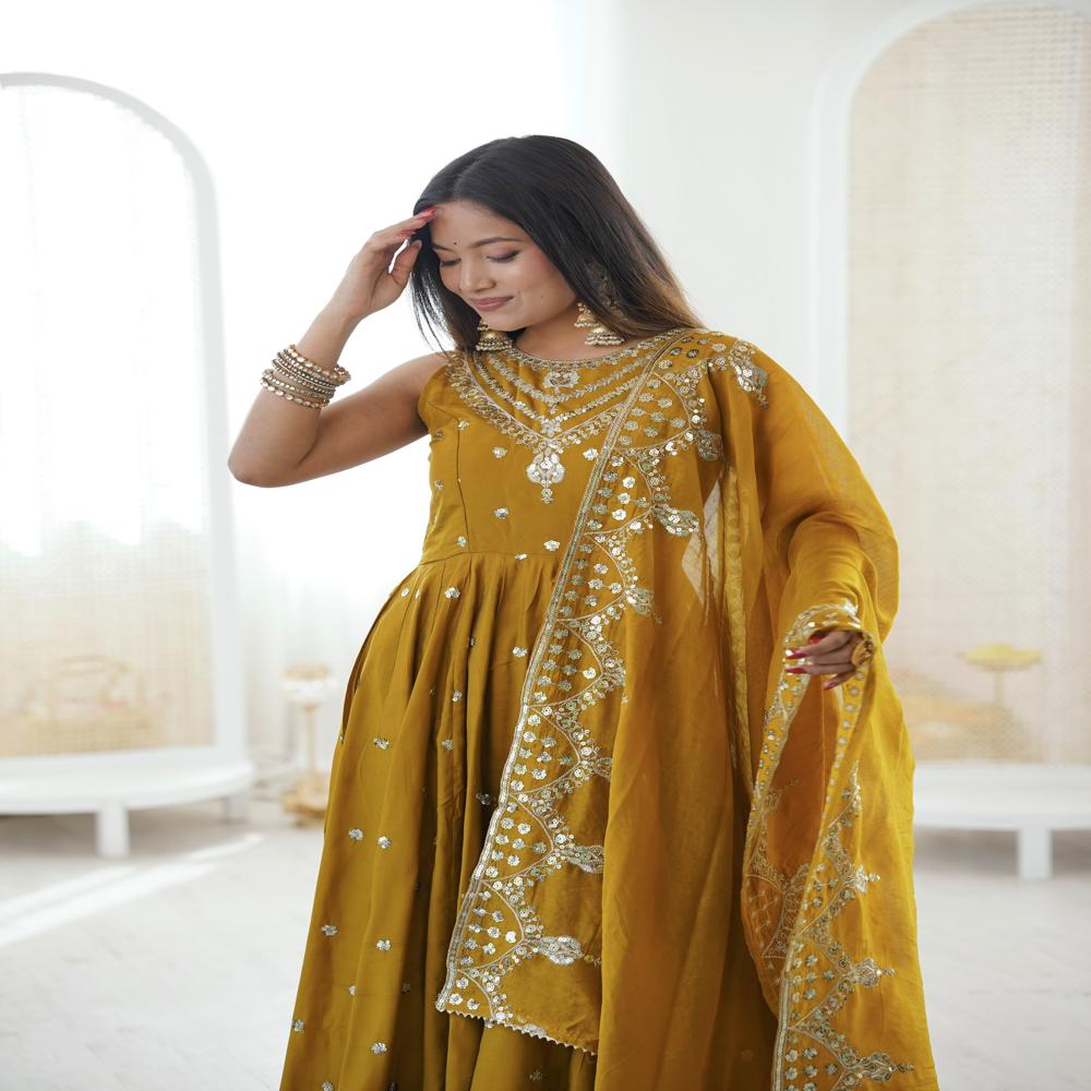 Anarkali gown