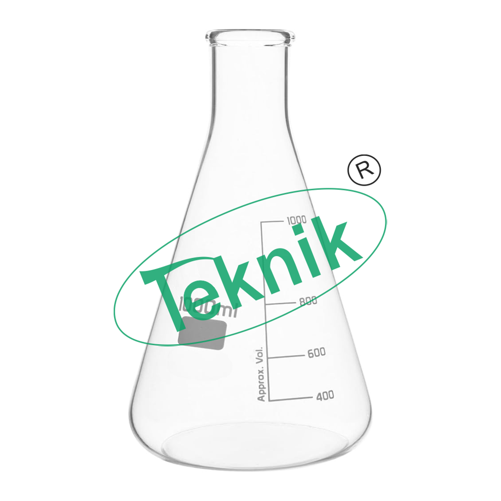 Erlenmeyer Flasks, Narrow Neck with graduation 