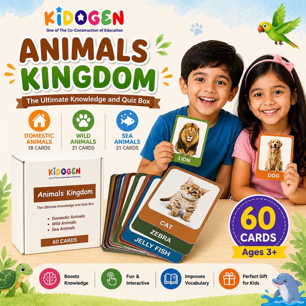 Animal Kingdom Book - Binding: `Cards