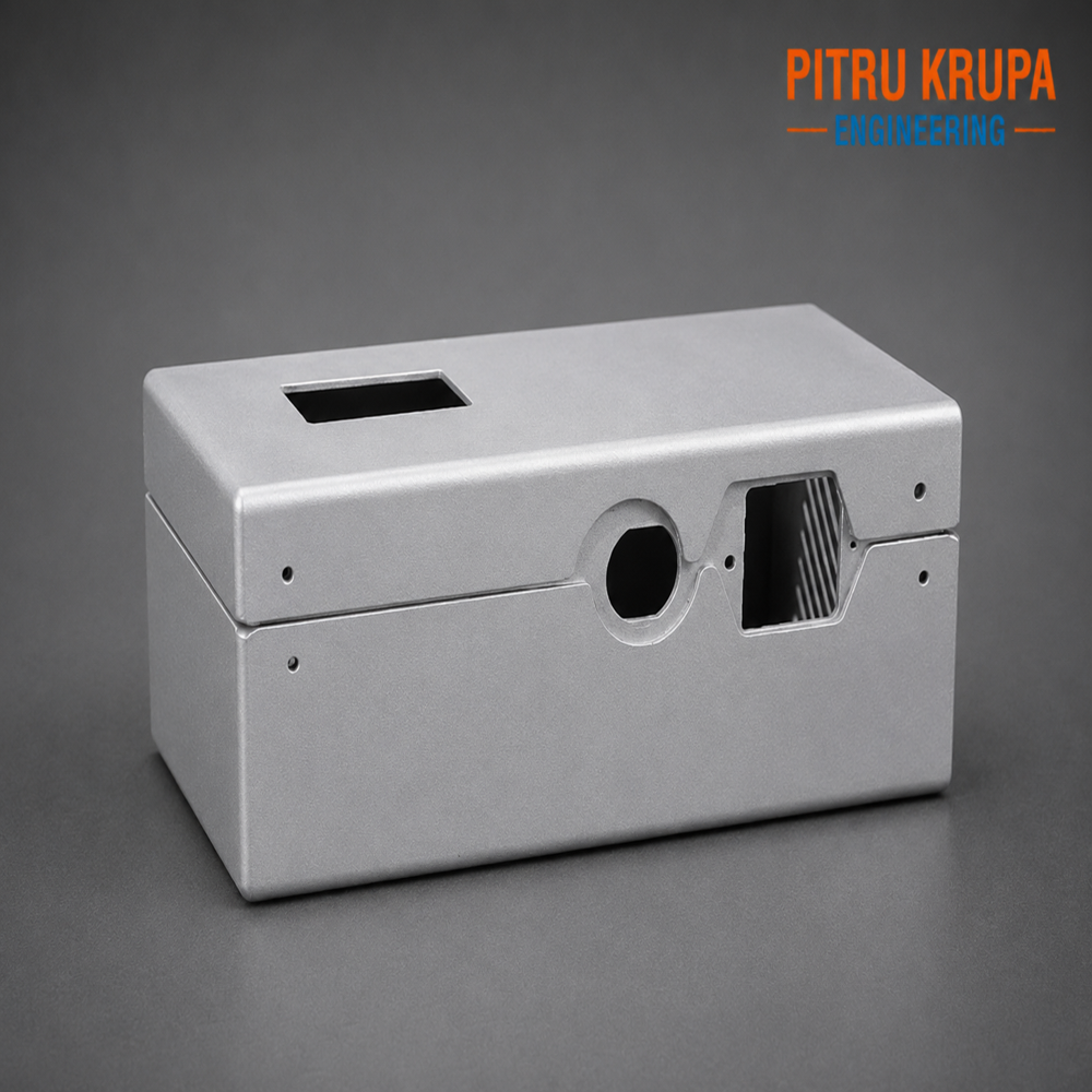 CNC Machined Aluminium Electronic Enclosure Housing