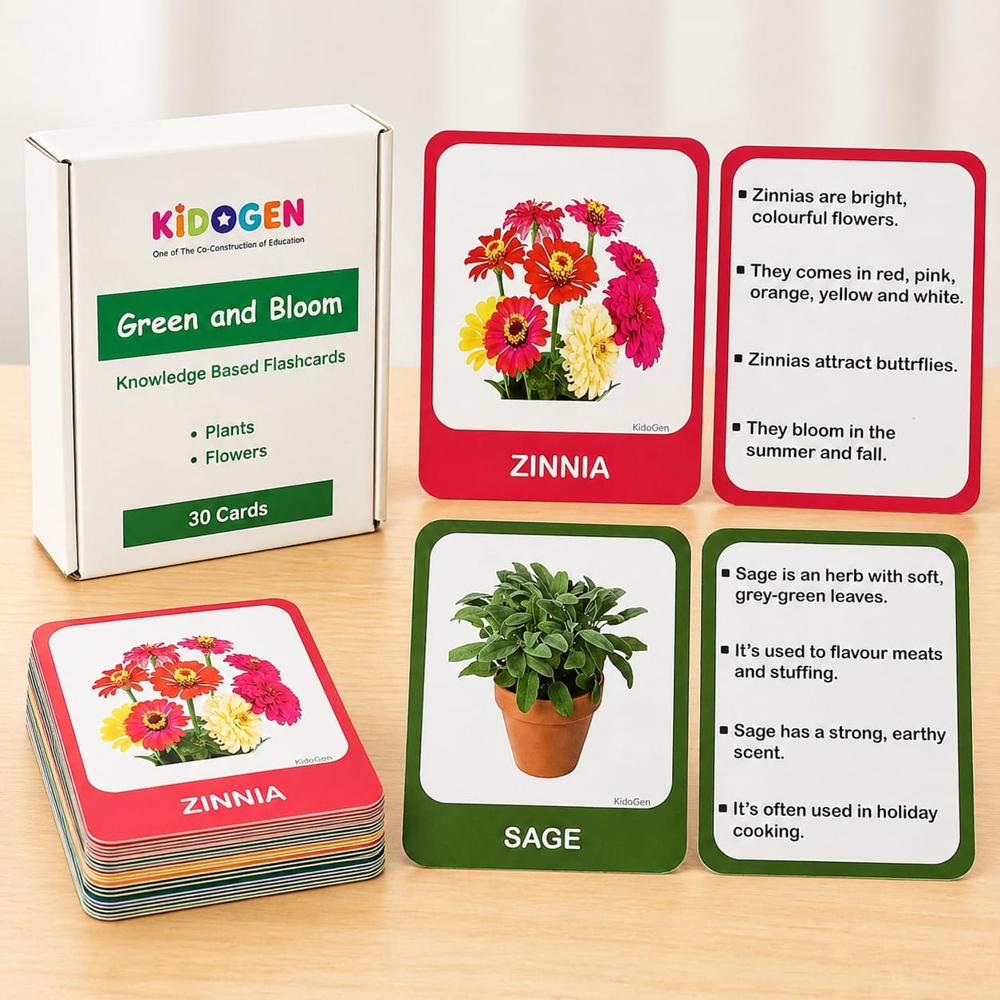 Green & Bloom - Binding: Cards
