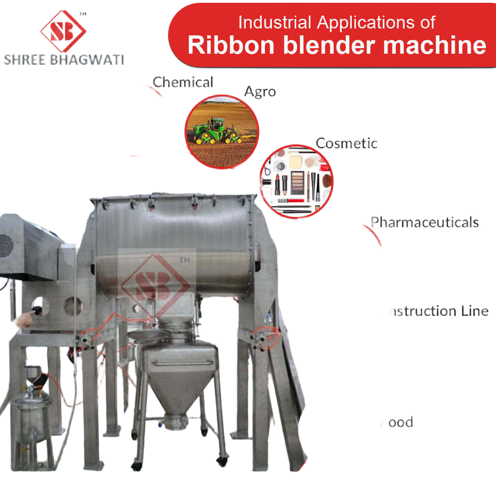 Ribbon Blender with platform - 1000 Ltr
